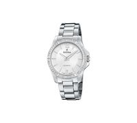 Festina Orologio Donna Analogico Acciaio Inossidabile 316L Argento - Quarzo - Vetro minerale alta resistenza - Impermeabile 5 ATM F20593/1 - Mademoiselle