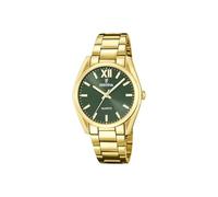 Festina Orologio Donna Analogico Acciaio Inossidabile 316L Oro - Quarzo - Vetro minerale alta resistenza - Impermeabile 5 ATM F20640/4 - Boyfriend Collection
