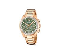 Festina Orologio Donna Analogico in Acciaio Inossidabile 316L Rosa - Cronografo al Quarzo - Vetro Minerale ad Alta Resistenza - Resistente all’Acqua 10 ATM - Special Prices F20639/A