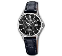 Festina Orologio Donna F20009/4 Pelle da Polso Swiss Made Nero UF20009/4