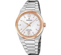 Festina Orologio Donna F20066/2 Swiss Made Rivé cassa di Acciaio inossidabile 316l Multicolore cinturino in Acciaio inossidabile 316l Grigio