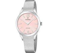 Festina Orologio Donna F20076/2 Swiss Made Grace cassa di Acciaio inossidabile 316l Grigio cinturino in Acciaio inossidabile 316l Grigio