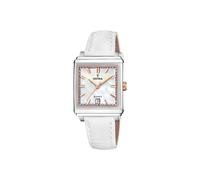Festina Orologio Donna F20682/1 On The Square cassa di Acciaio inossidabile 316l Grigio cinturino in Pelle Blanco