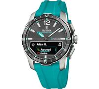 Festina Orologio Smart Uomo Ibrido Connected D in Gomma Blu