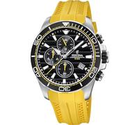 Festina Orologio Sportivo da Uomo - Cronografo - Movimento al Quarzo - Orologio Analogico da Uomo con Cinturino in Gomma - Resistente all’Acqua 10 ATM - Giallo F20370/2 - Special Prices