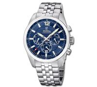 Festina Orologio Timeless Cronografo da Polso Acciaio Inox Argento Uf20742/1