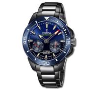 Festina Orologio Uomo Acciaio Inox Nero Chrono Bike da Polso Uf20647/1