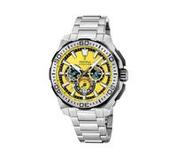 Festina Orologio Uomo Analogico - Acciaio Inox 316L Argento - Movimento al Quarzo - Cronografo - Calendario - Vetro Minerale Alta Resistenza - Impermeabile 20 ATM - F20724/4 Chrono Bike