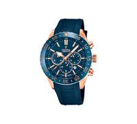 Festina Orologio Uomo Analogico in Acciaio Inossidabile e Gomma Blu