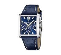 Festina Orologio Uomo Analogico in Acciaio Inossidabile e Pelle Blu
