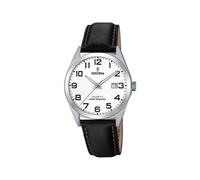 Festina Orologio Uomo Analogico in Acciaio Inossidabile e Pelle Nero