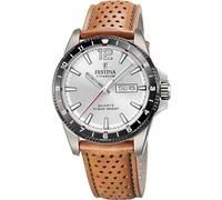 Festina Orologio Uomo Analogico in Pelle Marrone