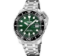 Festina Orologio Uomo F20043/4 Swiss Made Diver cassa di Acciaio inossidabile 316l Grigio cinturino in Acciaio inossidabile 316l Grigio