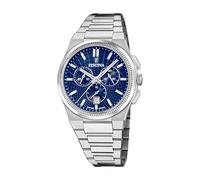 Festina Orologio Uomo F20059/2 Swiss Made Classics cassa di Acciaio inossidabile 316l Grigio cinturino in Acciaio inossidabile 316l Grigio