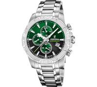 Festina Orologio Uomo F20704/5 Timeless Chronograph cassa di Acciaio inossidabile 316l Grigio cinturino in Acciaio inossidabile 316l Grigio