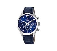 Festina Orologio Uomo in Acciaio Inossidabile e Pelle Blu F20542/2