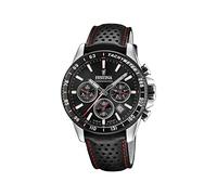 Festina Orologio Uomo in Acciaio Inossidabile e Pelle Nero F20561/4
