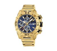Festina Prestige F20492/2 Men's 48 mm Chronograph - Blue Dial, Gold Tone Stainless Steel, Sapphire Glass, 100 m