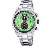Festina Orologio da Uomo Cronografo Acciaio/Verde Chiaro Cronografo F20694/3