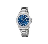 Festina Orologio Donna Analogico Acciaio Inossidabile 316L Argento - Quarzo - Vetro minerale alta resistenza - Impermeabile 10 ATM - Calendario F20503/6 - Boyfriend Collection