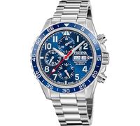 Festina Swiss Made F20055/3 Orologio Cronografo Automatico Uomo Acciaio 100 m