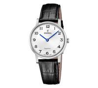 Festina Swiss Made Orologio Donna Analogico in Pelle Nero