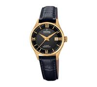 Festina Swiss Made Orologio Donna Analogico in Pelle Nero