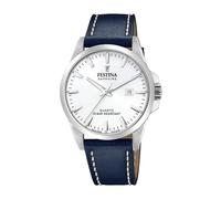 Festina Swiss Made Orologio Uomo Analogico in Pelle Blu