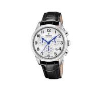Festina Swiss Made Orologio Uomo Analogico in Pelle Nero