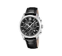 Festina Swiss Made Orologio Uomo Analogico in Pelle Nero