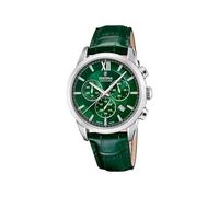 Festina Swiss Made Orologio Uomo Analogico in Pelle Verde