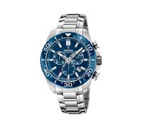 Festina Swiss Made Orologio Uomo in Acciaio Inox. 316l Argentato