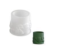 Festival Crafting Stampo Babbo Natale Stampo Contenitori In Silicone Adatti Per La Fioriera Decori Per Le Vacanze E Progetti La Tazza Candela Santa