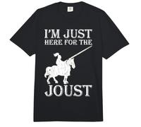 Festival dei Cavalieri rinascimentali Qui per la giostra Medievale della giostra Comfort Colors Adult Heavyweight T-Shirt