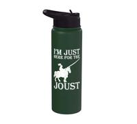 Festival dei cavalieri rinascimentali qui per la giostra medievale della giostra Stainless Steel Insulated Water Bottle
