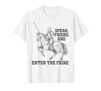 Festival del Rinascimento del Drago Cavaliere Medievale Maglietta