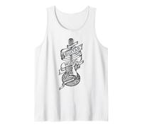 Festival di Musica Rock Chitarra Vintage Stile Band Canotta