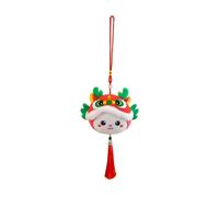 Festival Drago Peluche Giocattolo Nuovo Anno Drago Mascotte Portachiavi Ciondolo Zaino Borsa Auto Portachiavi Decor Kid Capodanno Peluche Zaino Borsa Auto Chiave Ringraziamento Bambini Natale