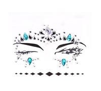 Festival Face Jewels Crystal Body Stickers Make Up Face Gems Glitter Strass Face Sticker per Festival Party Dress UP F0118-FCS020 Crystal