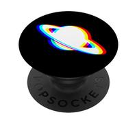 Festival musicale EDM Alien Head Trippy Vaporwave Techno Rave PopSockets PopGrip Adesivo