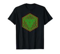 Festival Musicale Psy Trance Party Yoga Meditazione Aum Pattern Maglietta
