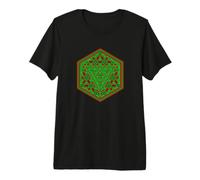 Festival Musicale Psy Trance Party Yoga Meditazione Aum Pattern Maglietta Premium