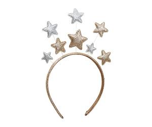 Festival Natale donne studenti lavaggio viso fascia per capelli brillano cinque volte a forma di stella fasce con paillettes
