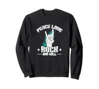 Festival Rock And Roll di Peace Love Felpa
