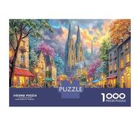 Festival Street 1000 Pezzi Sparkling Dream Castle Puzzle Giocattoli Puzzle Giochi Decorazione Della Famiglia Regalo Giocattolo 70x50cm/1000pcs