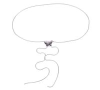 Festival Wear Farfalla Catena Vita Regolabile Gioielli Corpo Catena Per Le Donne Sera Accessorio Festa Lunga Collana Per Le Donne, Misura unica, come descritto, come descritto