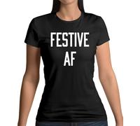Festive Af Natale - T-Shirt - Natale Advent Divertente Babbo Natale Regalo