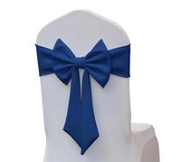 Festive Chair Bows - Christmas Decor for Holiday Events | Polyester with Spandex Stretch Fit, Decorative Banquet Cover, Indoor Outdoor Dining Wedding Party Gathering Hotel