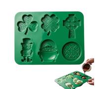 Festive Cupcake Mold, St Patricks Silicone Tray, Decorative Prop with Non Stick Feature, Baking Holder Accessory Tool, Stylish Kitchen Stand with Chic Design, Household Aid for Holiday School Events