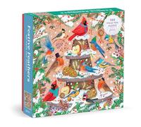 Galison - Puzzle Puzzle di metali Fearhers festosi - 500 Pezzi
